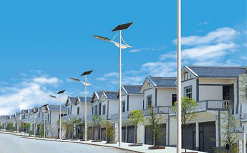 前海街道太阳能路灯配置与在乡村道路照明中的应用